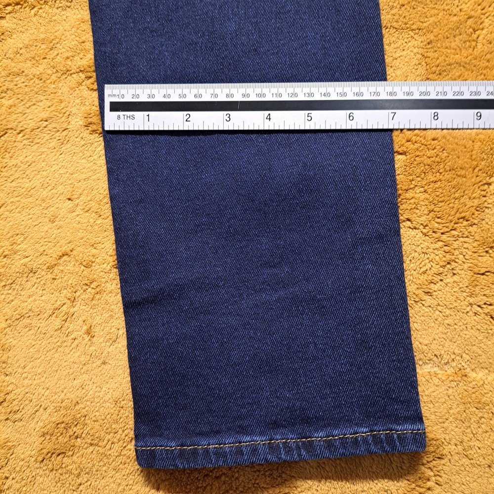 Legend London Slim Fit Jeans Mens 34x32 Dark Wash Blue Excellent Stretch Denim - Picture 8 of 12